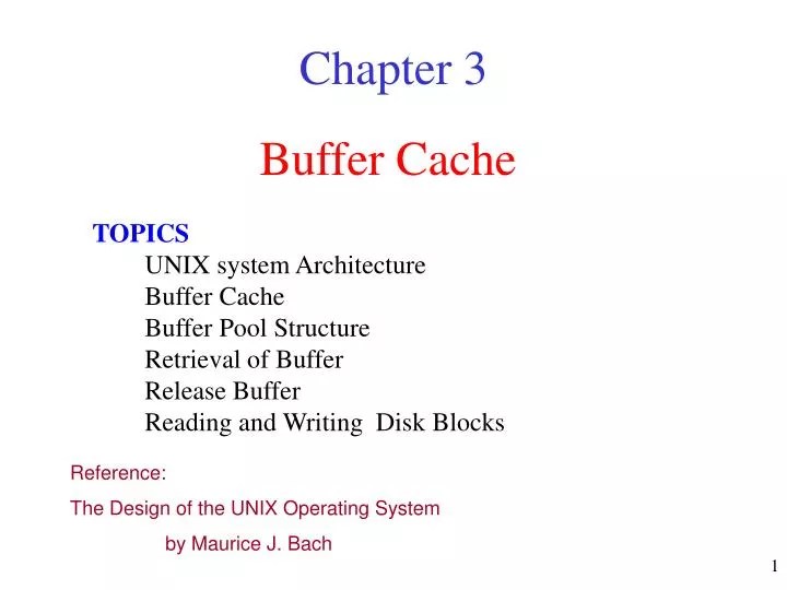 PPT Buffer Cache PowerPoint Presentation, free download ID614424