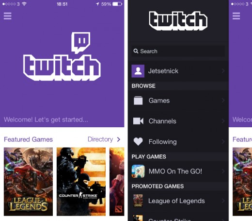 Twitch for iOS app Redesigned for iOS 7 with Better Chat