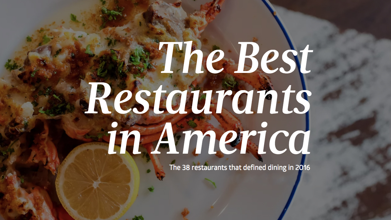 The Best Restaurants in America Eater