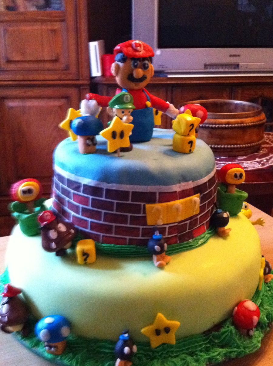 Walmart Super Mario Birthday Cakes yoshi cake 7th birthday cakes