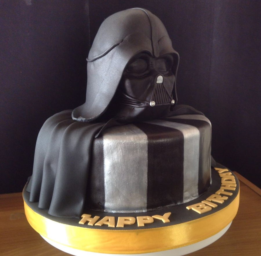 Darth Vader Star Wars Cake