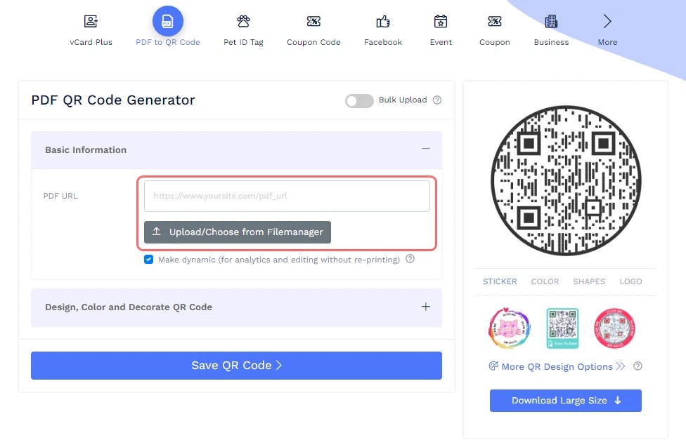 How to Convert PDF to QR Code? Free QR Code Generator Online with Logo