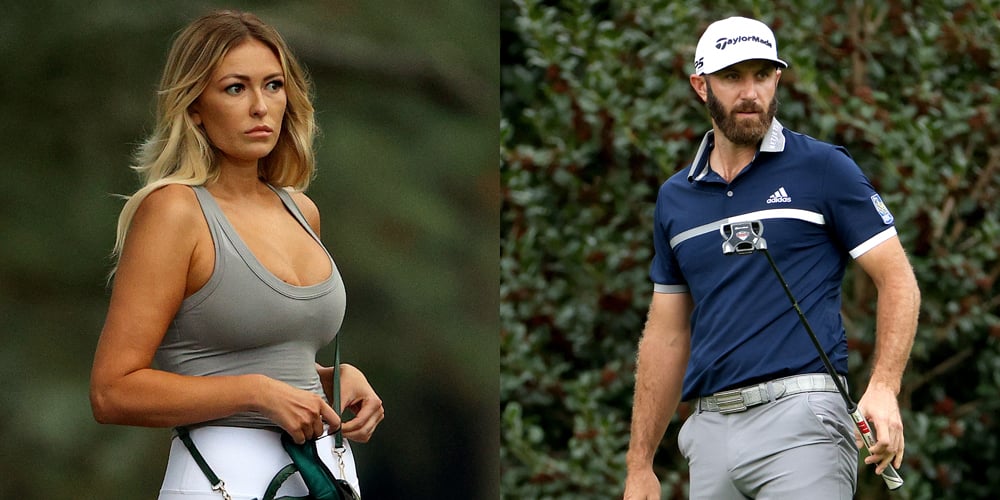 Golfer Dustin Johnson Gets Fiancee Paulina Gretzky’s Support at The