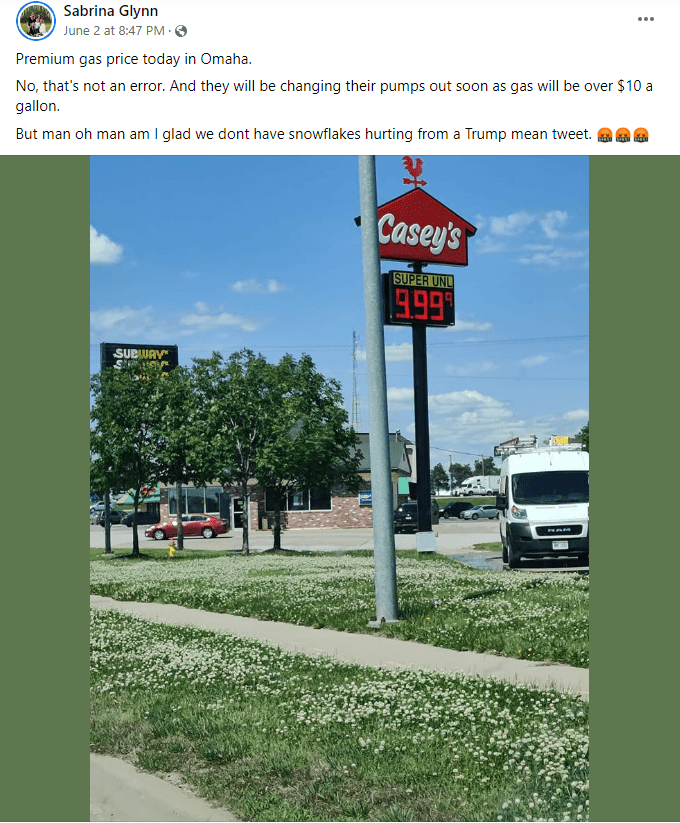 FACT CHECK Does This Photo Show A Gas Station In Omaha, Nebraska