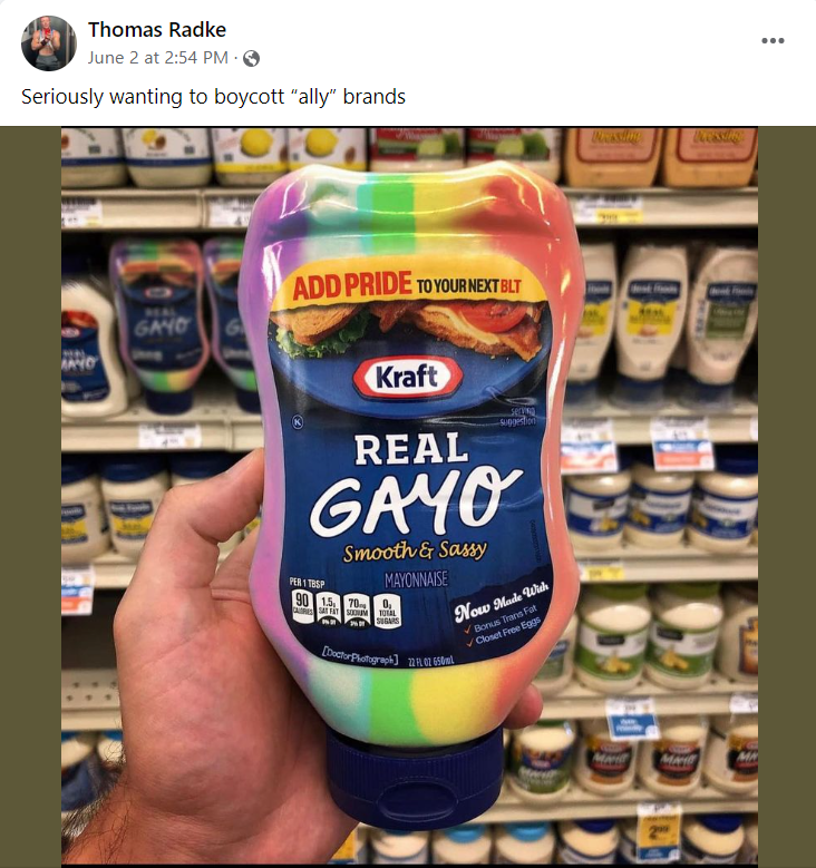 FACT CHECK Did Kraft Release A Rainbow Mayonnaise Called ‘Real Gayo