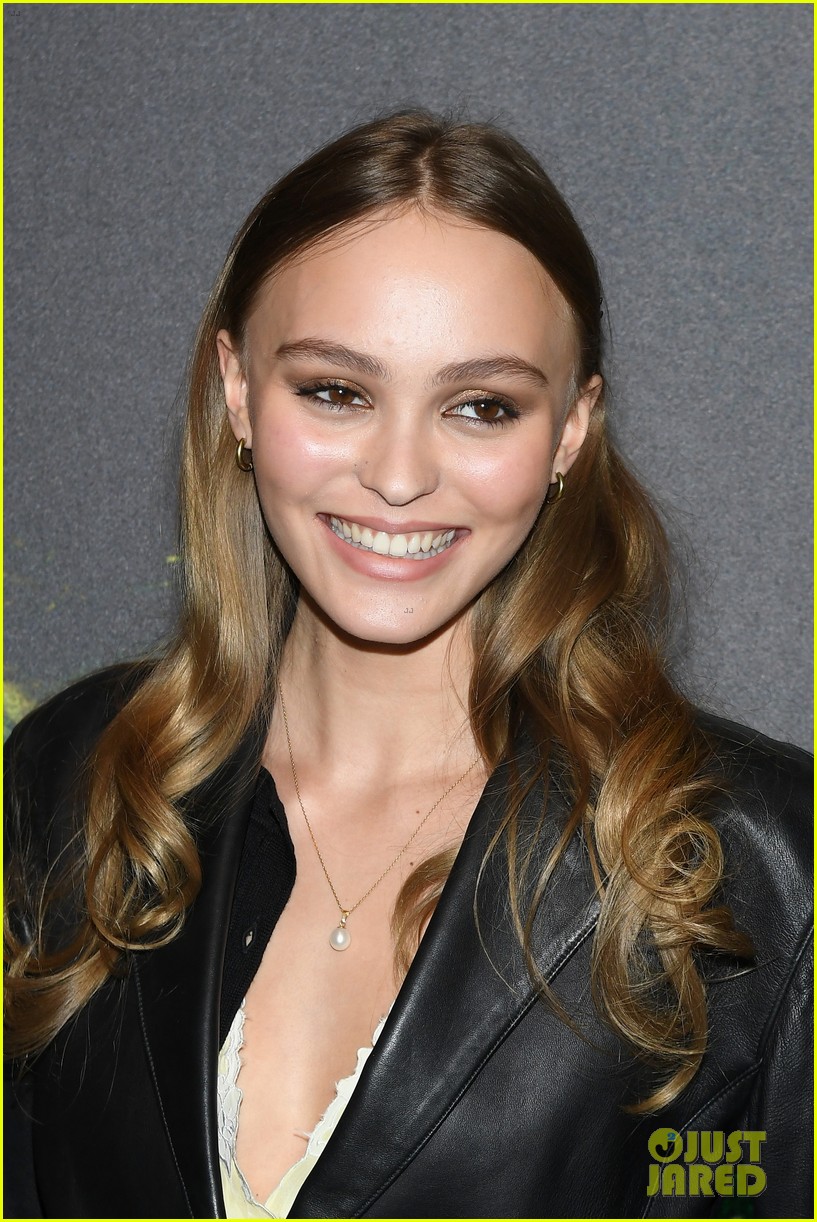 LilyRose Depp Flashes a Big Smile at 'Savage' Paris Premiere Photo