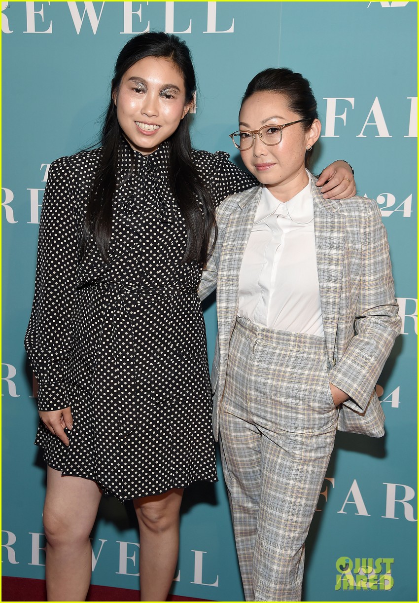 Awkwafina Rocks Glittery Eye Makeup at 'The Farewell' Screening in NYC