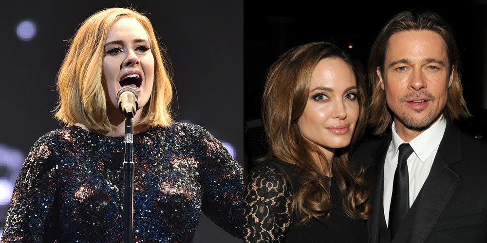 Adele Dedicates Concert to Brad Pitt & Angelina Jolie After Divorce