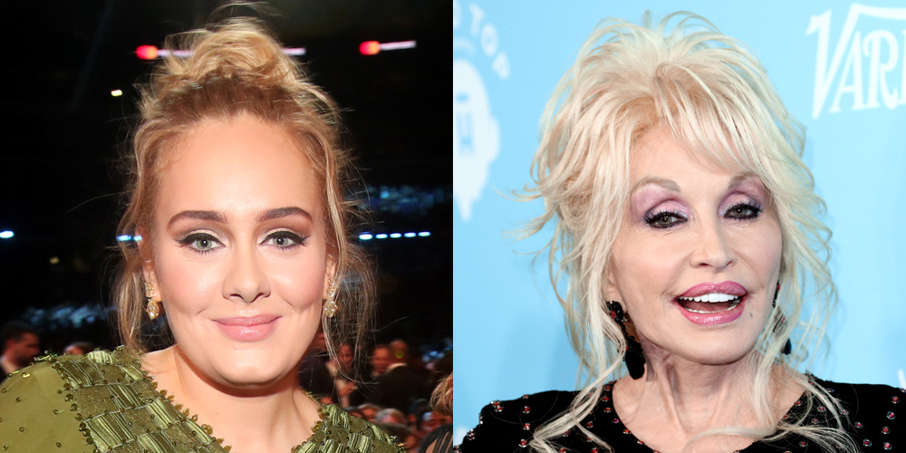 Adele Dresses as Her ‘Hero’ Dolly Parton & Dolly Responds in a Very