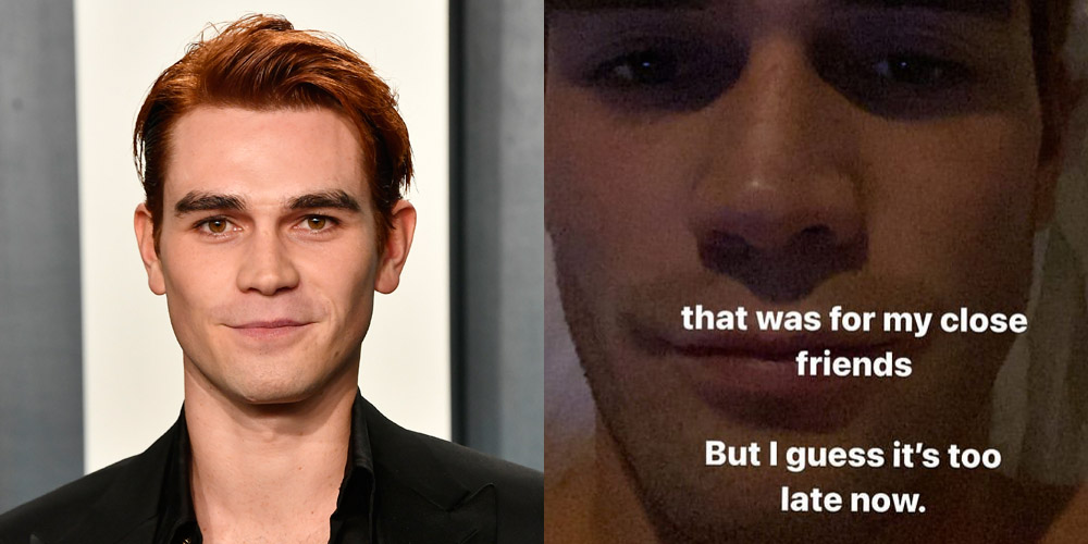 KJ Apa Accidentally Posts Video Meant for His Close Friends List to His