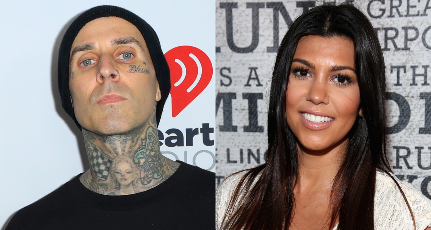 Travis Barker Joins Girlfriend Kourtney Kardashian & Family for Easter