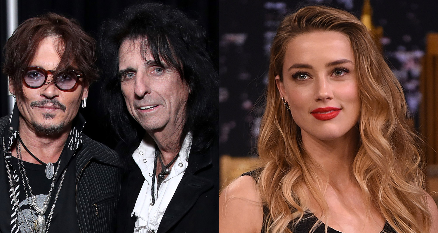 Alice Cooper Defends Longtime Pal Johnny Depp Against Amber Heard Abuse
