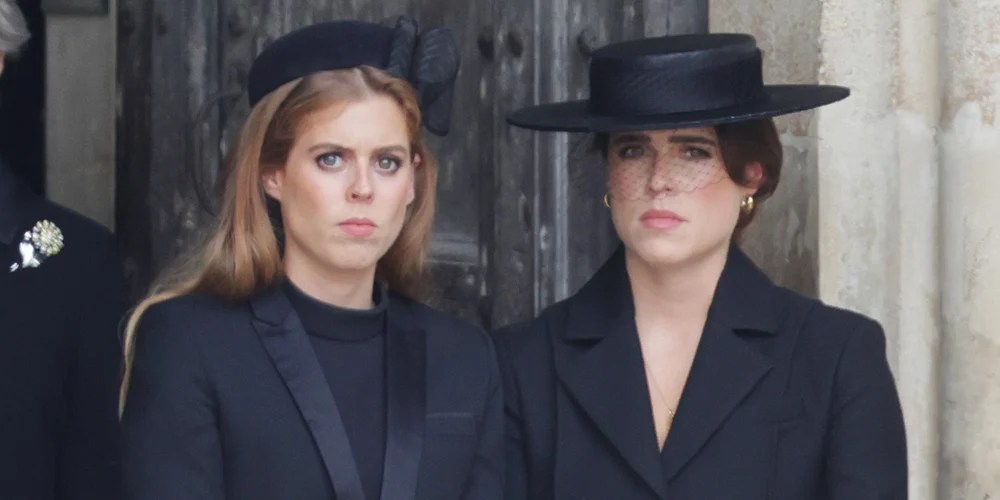 Princess Beatrice & Princess Eugenie Say Final Goodbyes To Grandmother(03)