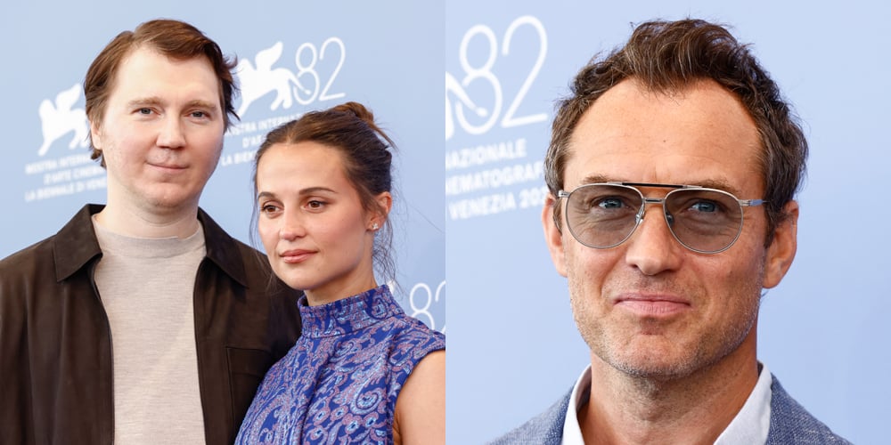 Jude Law, Alicia Vikander & Paul Dano Attend &apos;The Wizard of the Kremlin&apos; Photocall at Venice Film Festival 2025