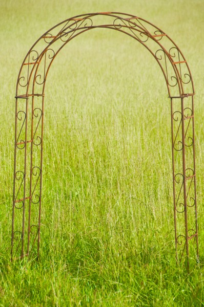 Rosenbogen "Rund" B: 160Cm Rost