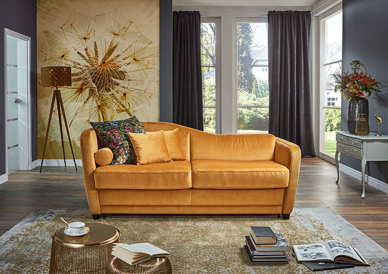 Schlafsofa mit Matratze Made in Germany DeWall Design