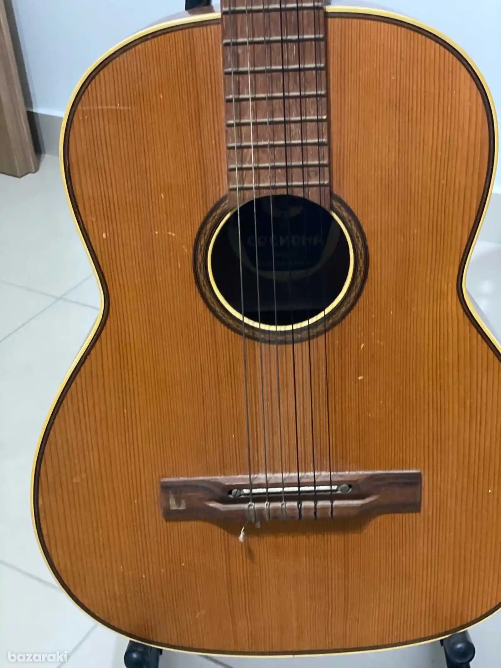 Vintage classical guitar cremona made in czechoslovakia circa 40's