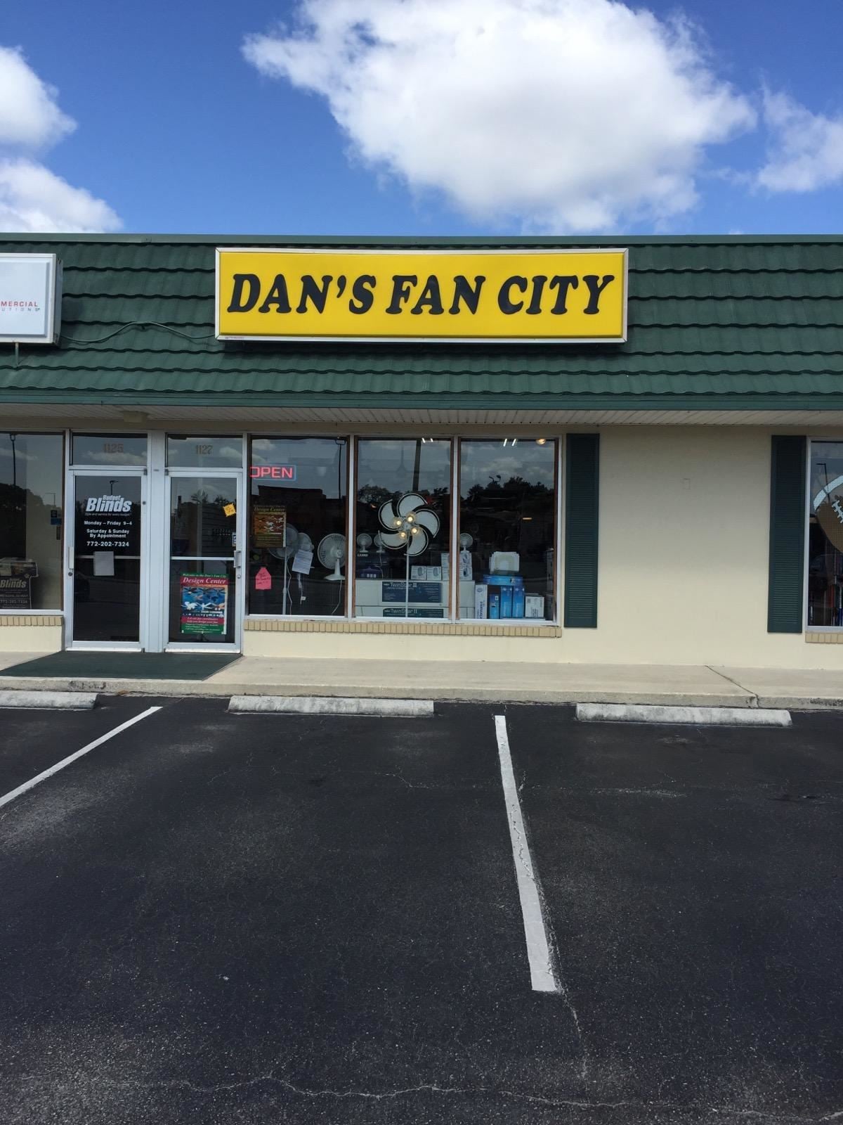 Ceiling Fan store in Vero Beach, FL Dan's Fan City Dan's Fan City© Ceiling Fans, Fan Parts