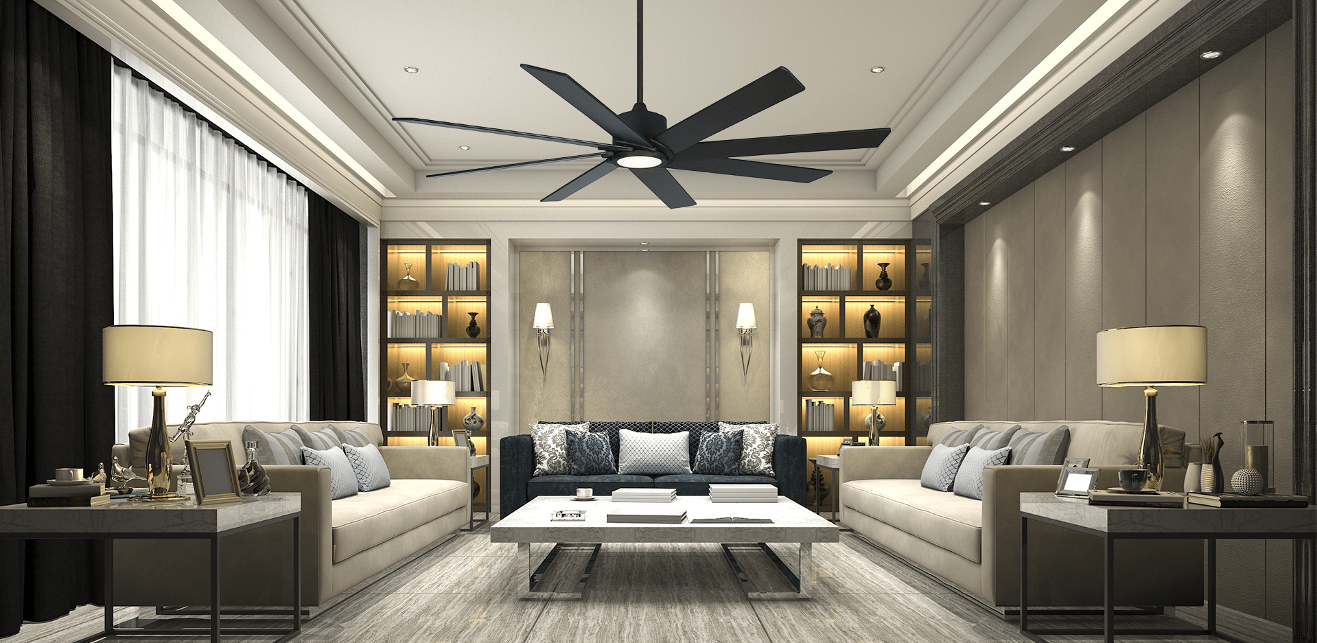 Ceiling Design For Living Room With Fan Two Birds Home