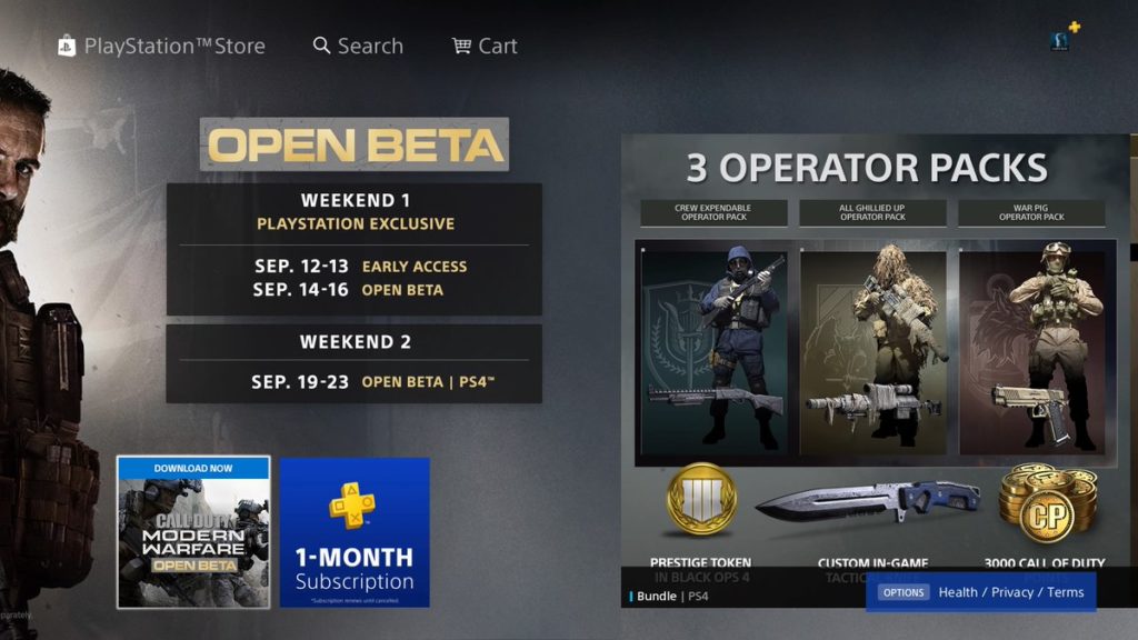 Get Ready For The Call Of Duty®: Modern Warfare® Beta Test — News.community.odin — Blizzard News You Can Now Download The Call Of Duty: Modern Warfare Open Beta On Ps4 - Dot Esports