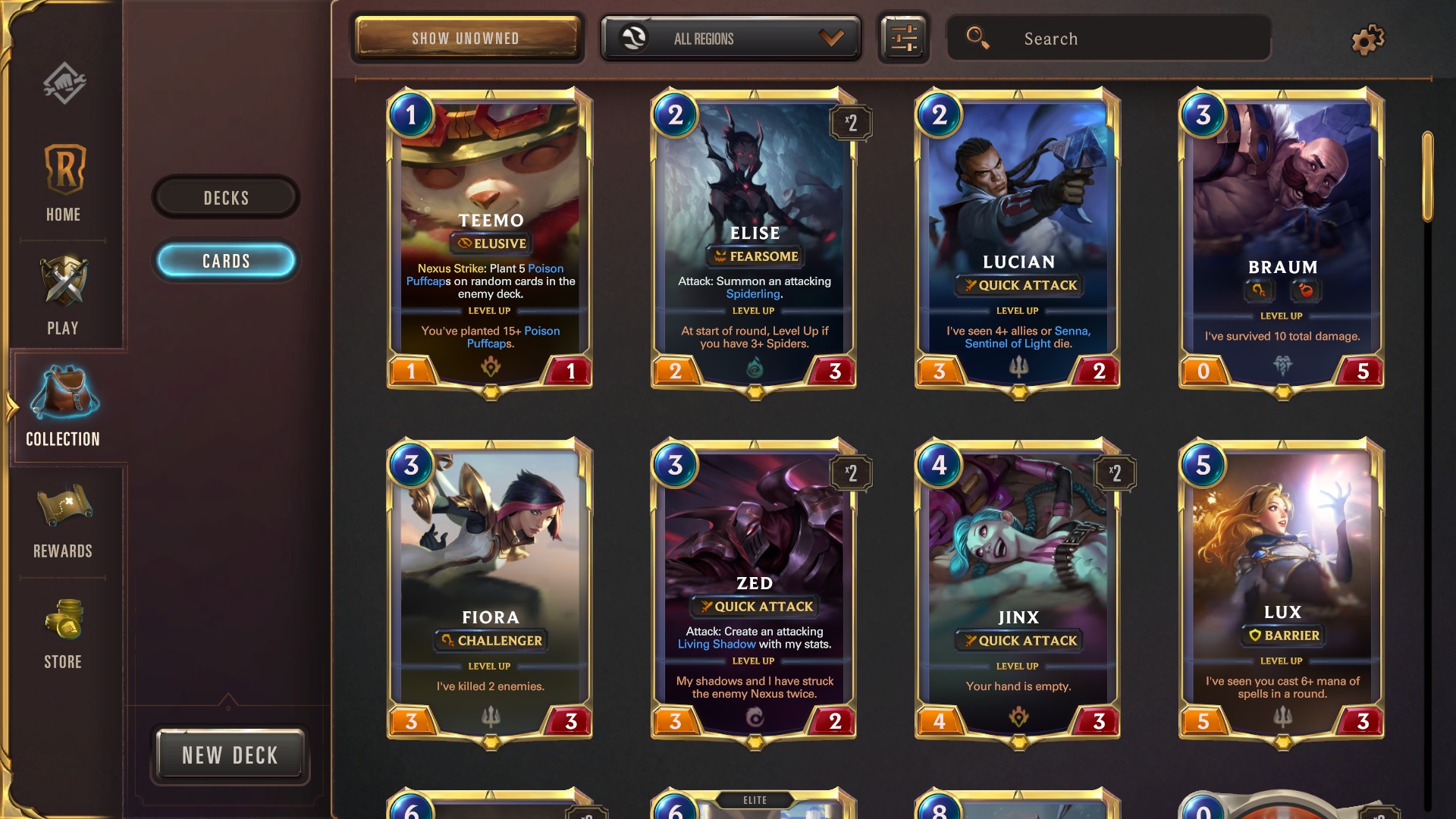 Streamer accidentally leaks Legends of card changes Dot Esports