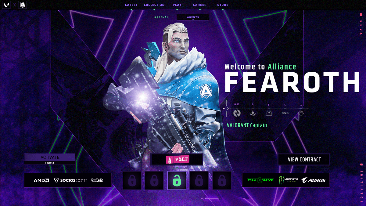 Alliance signs Fearoth as first VALORANT player and