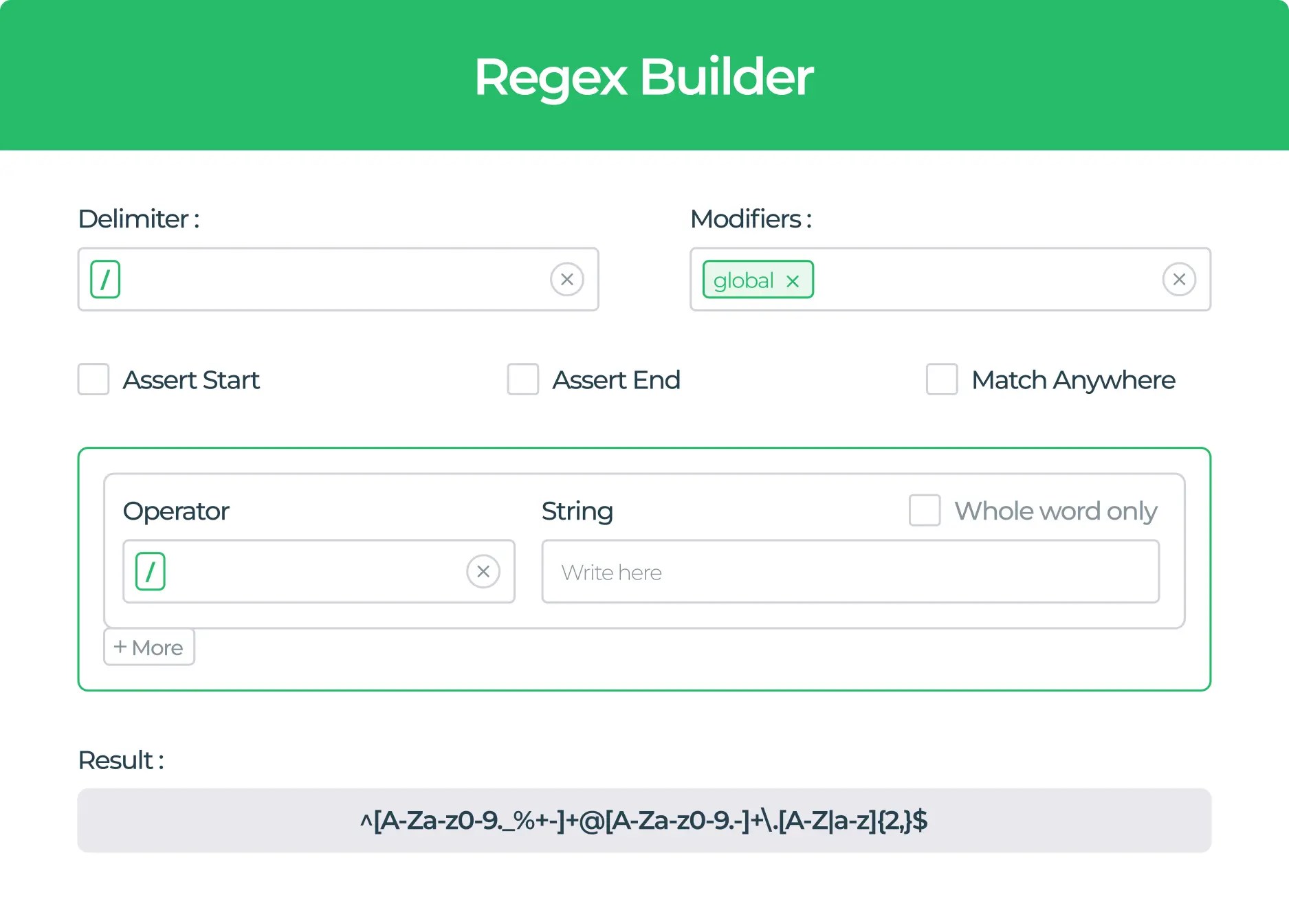 Regex Generator Generate Regex from Text DronaHQ
