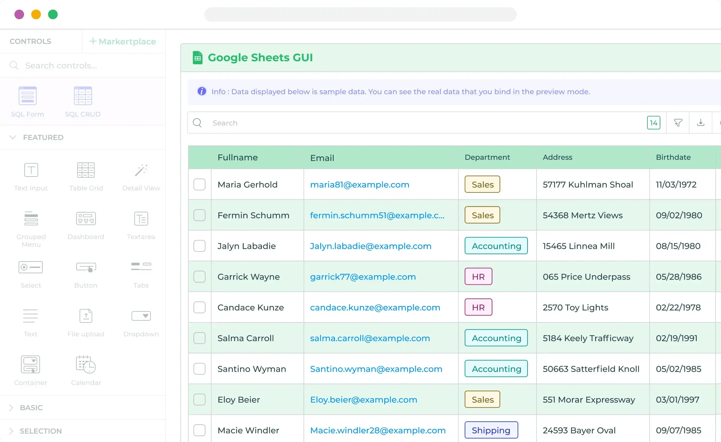 Build an app on top of Google Sheets data DronaHQ