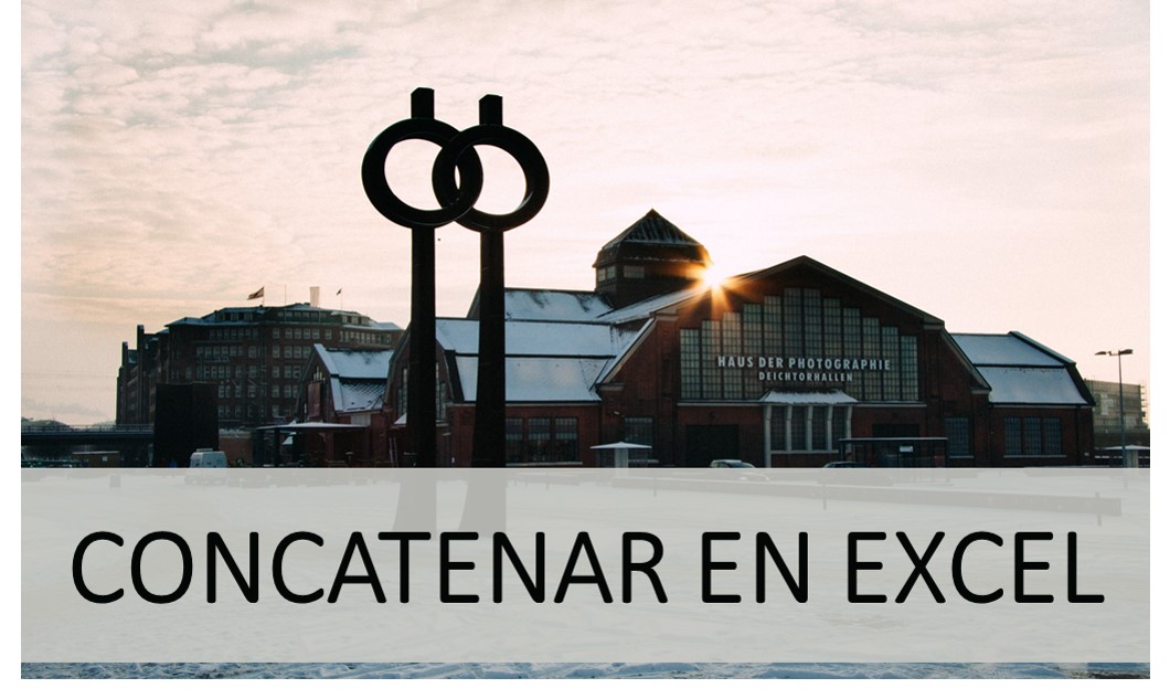 Función CONCATENAR en Excel Como unir celdas