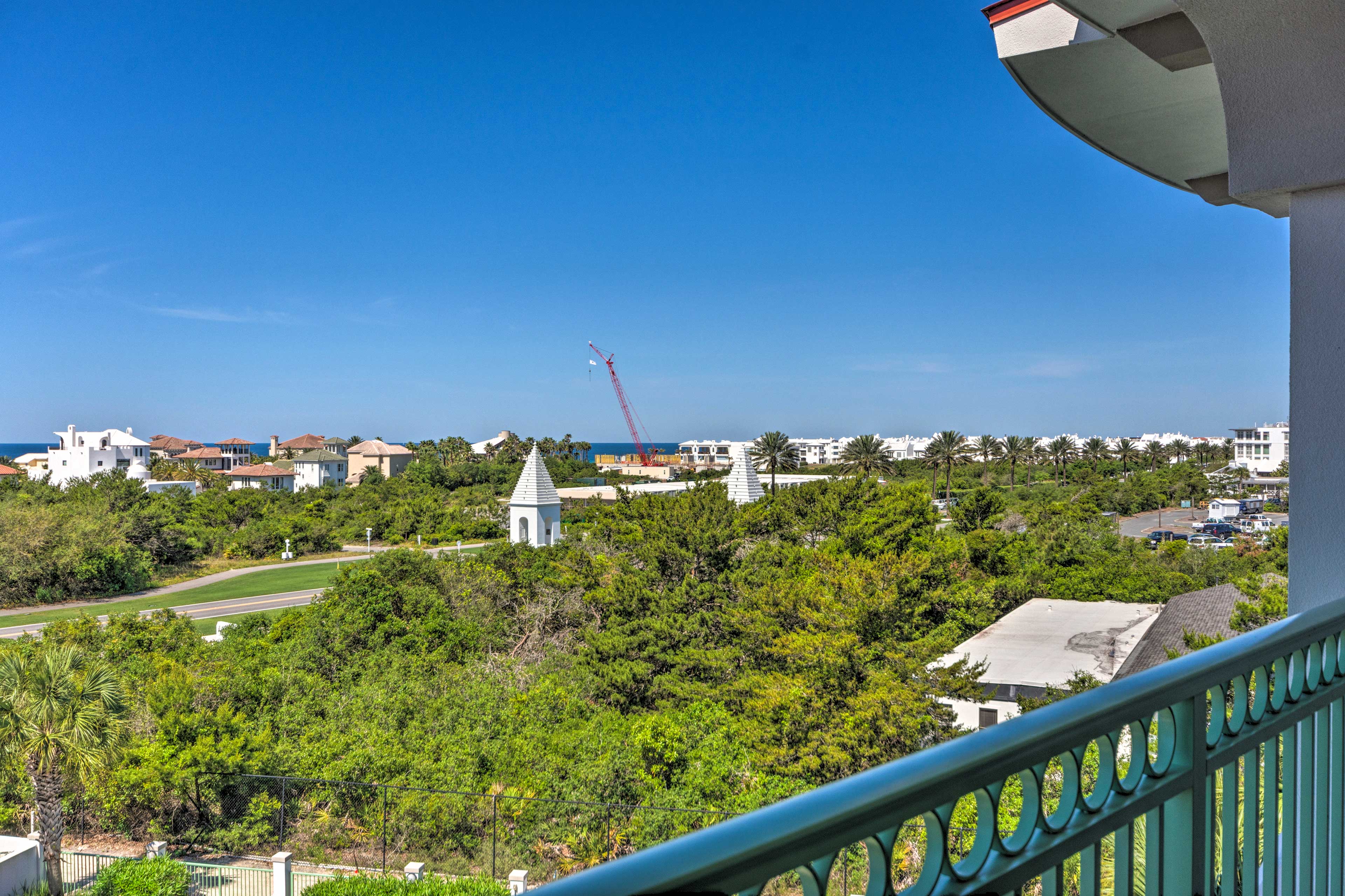 Ocean View Condo Btwn Rosemary & Alys Beach! in Rosemary Beach w/ 1 BR