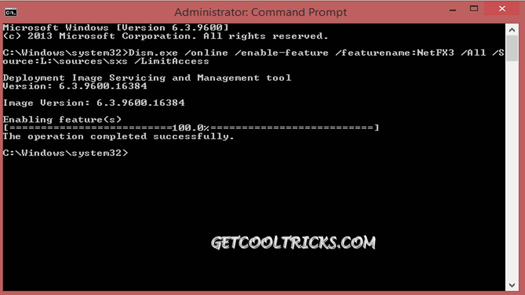 Installing Framework V3.5 and below offline on Windows 8 & 10