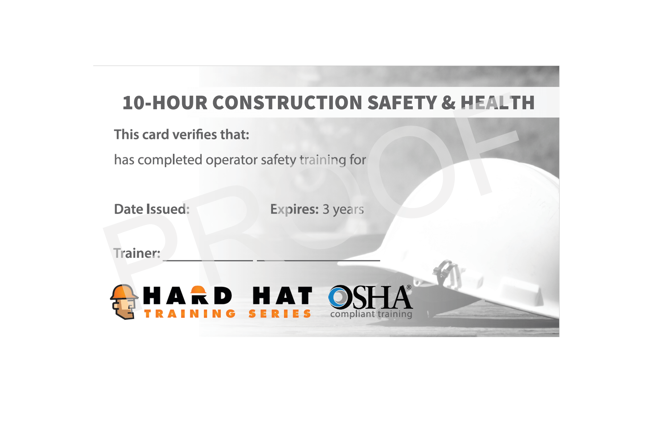 3 Benefits of Having an OSHA Card Hard Hat Training