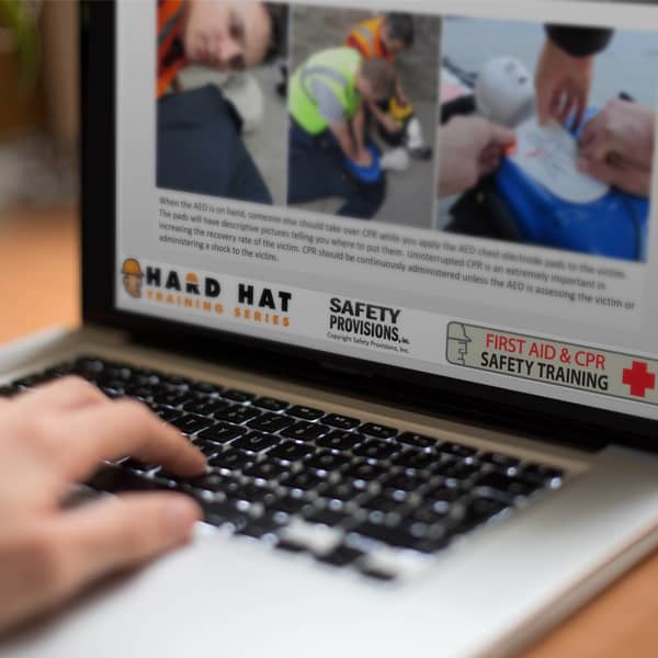 First Aid and CPR Online Training Spanish Hard Hat Training