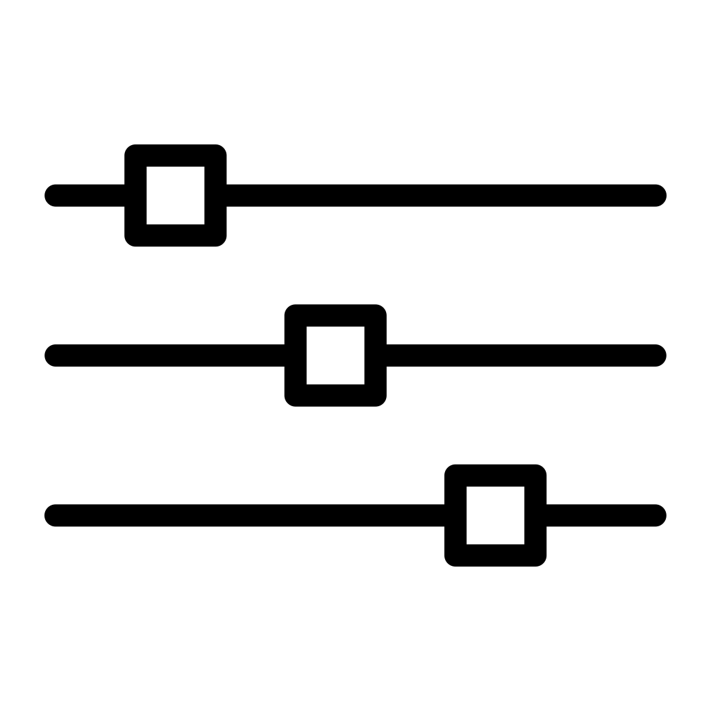 Equalizer, configuration, settings, ui icon Download on Iconfinder