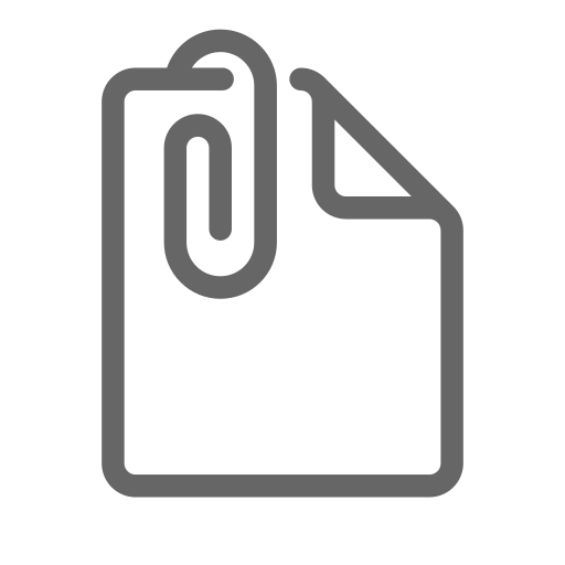 Clip, file, attached, attachment, attach icon Download on Iconfinder