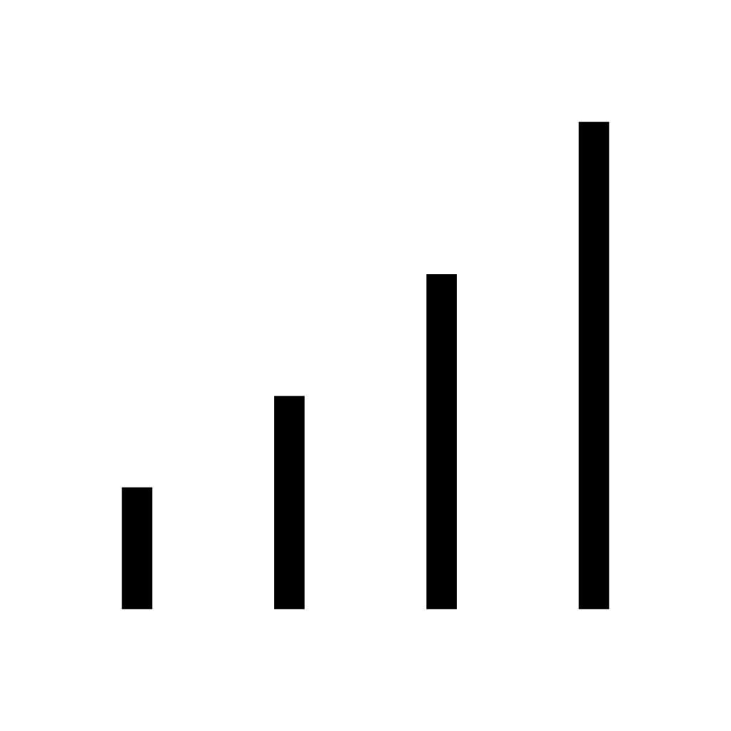 Carrier, signal, strength, connection, mobile, network icon