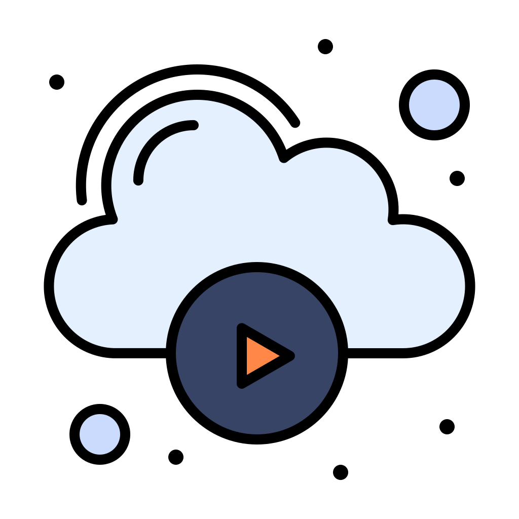 Cloud, player, video icon Download on Iconfinder