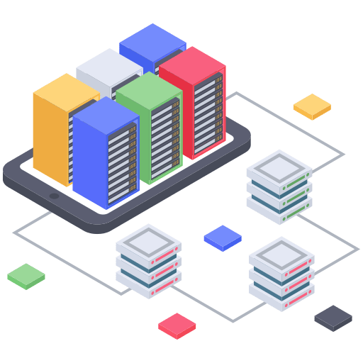 Database hosting, database server, database storage