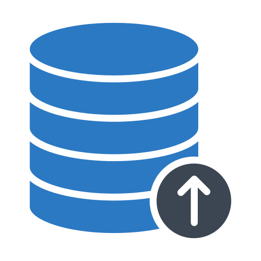 Database, hosting, server, storage, upload icon