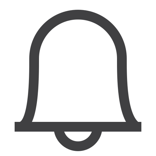 Alarm, bell, notification icon