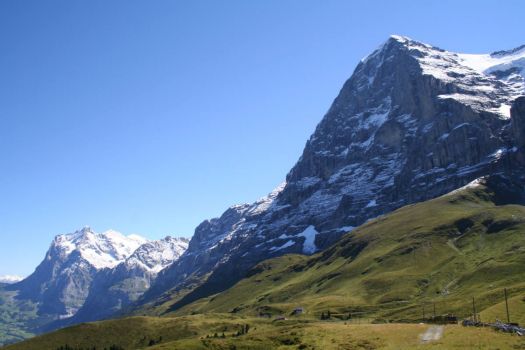 Solve Schweiz, Eiger Nordwand jigsaw puzzle online with 54 pieces