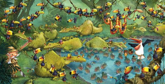 Solve Watering Hole jigsaw puzzle online with 162 pieces