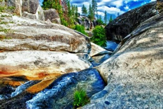 Jigsaw Puzzle Sierra Nevada Creek, Sequoia National Park 24 pieces