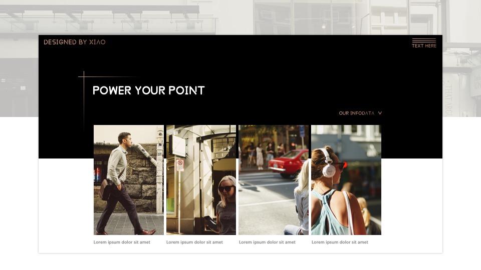 Free Photo Album PowerPoint Template Just Free Slide