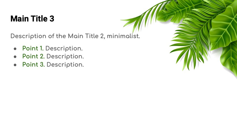 Jungle Presentation Template Just Free Slide