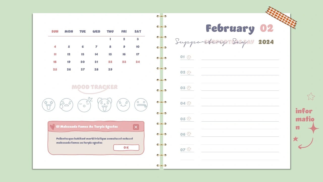 Free Pocket Notepad PowerPoint Template Just Free Slide