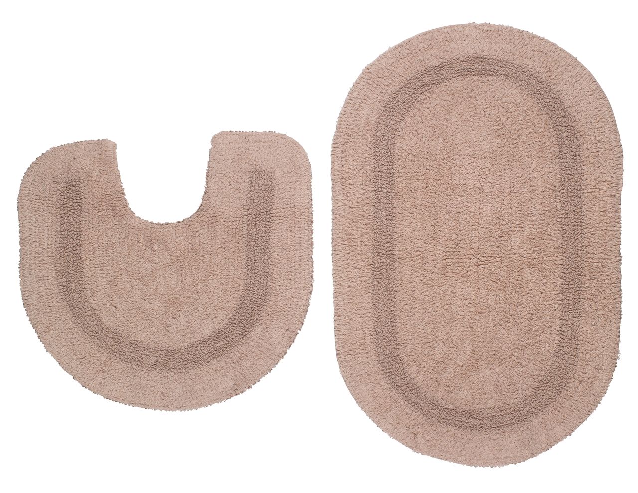 Bath mat set LERDALA set of 2 rose JYSK