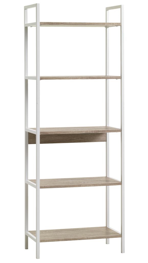 jysk hyllor förvaring Hyllenhet Tistrup 5 Hyllor Vit/Ek | Jysk