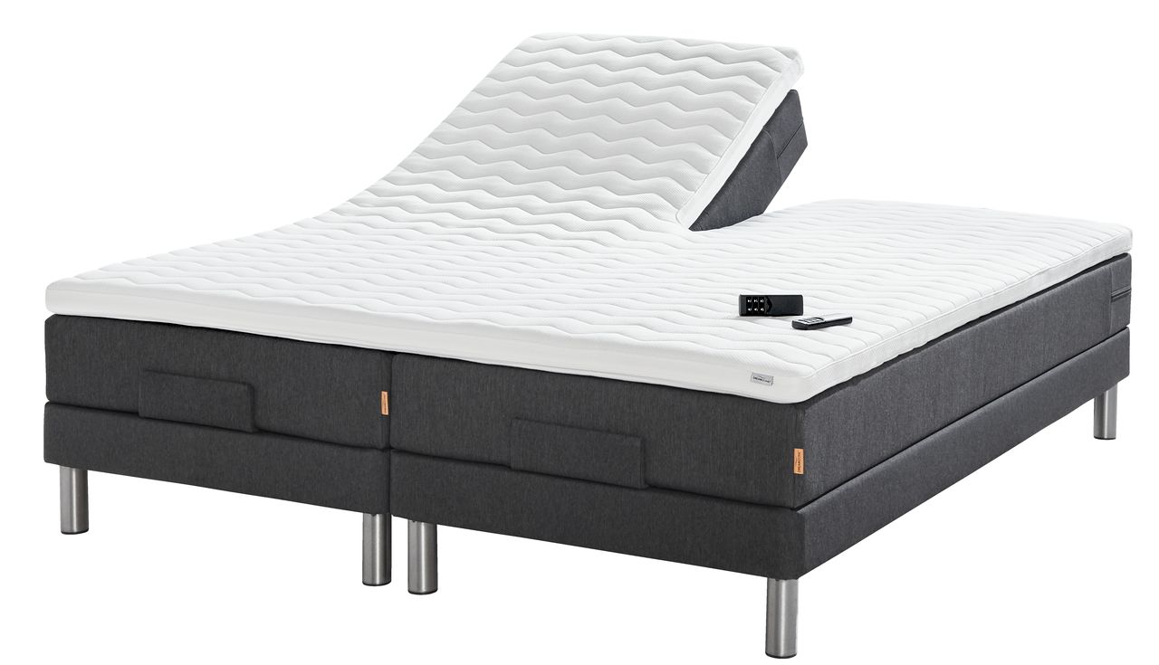 Elektrisch bed 180x210 GOLD E40 traagschuim grijs40 JYSK