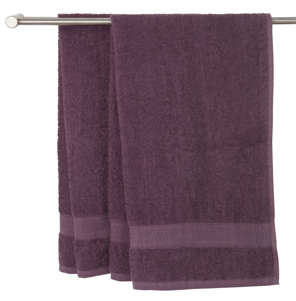 Bath towel UPPSALA 65x130 dark purple JYSK